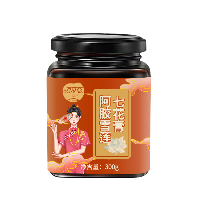 膏滋代加工 萬(wàn)花草阿膠雪蓮七花膏貼牌定制OEM代工源頭工廠(chǎng)